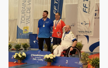 Championnat de France para-tir à l’arc.